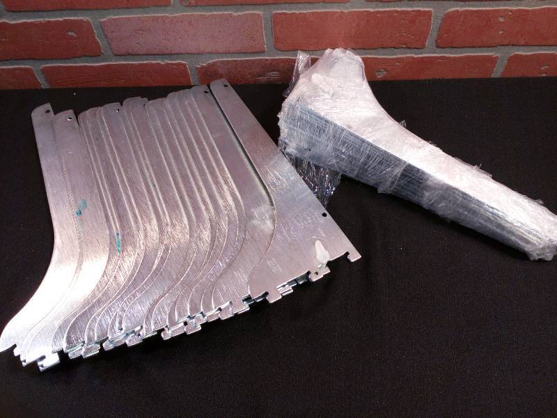 lot 19 image: Shelf Brackets For Rails