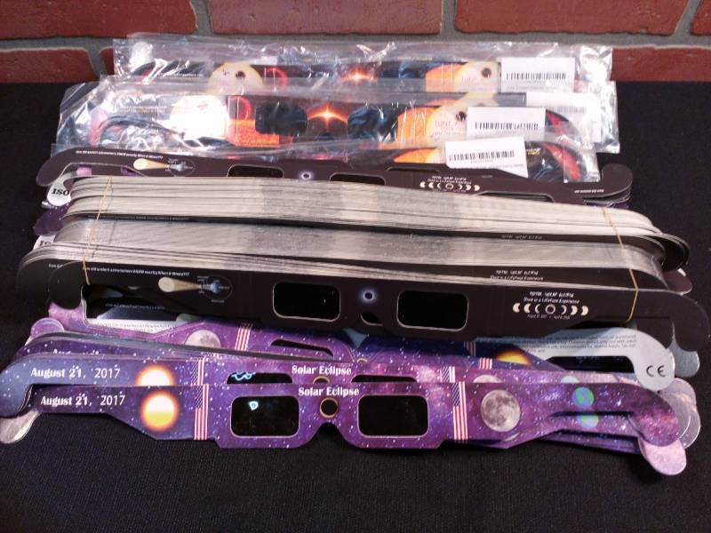 lot 23 image: Commemorative Solar Eclipse Viewing Glasses