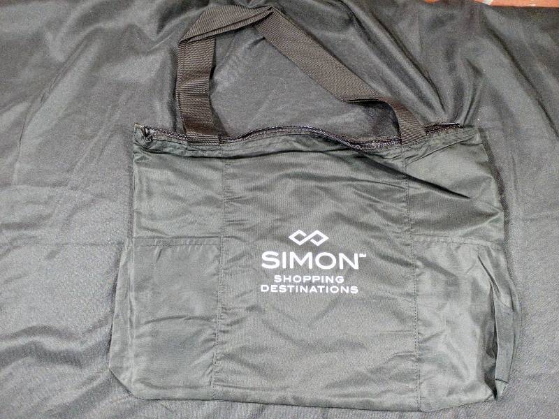 lot 54 image: Nylon Tote Bag with Logo With Two Pockets for water Bottles