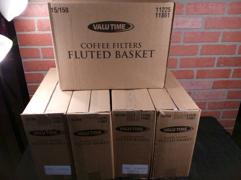 lot 63 image: Valuetime Coffee Filters 8-12 cups