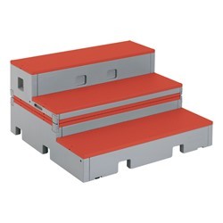 lot 71 image: Wengner FlipForms School  Church Choir Theater Platform Risers
