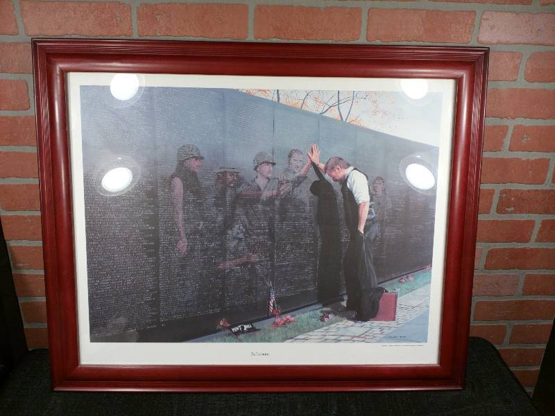 lot 88 image: Framed Art Refections