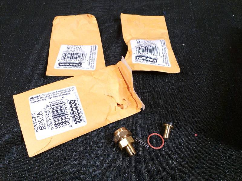 lot 202 image: Delta Check Stop Valve Kits