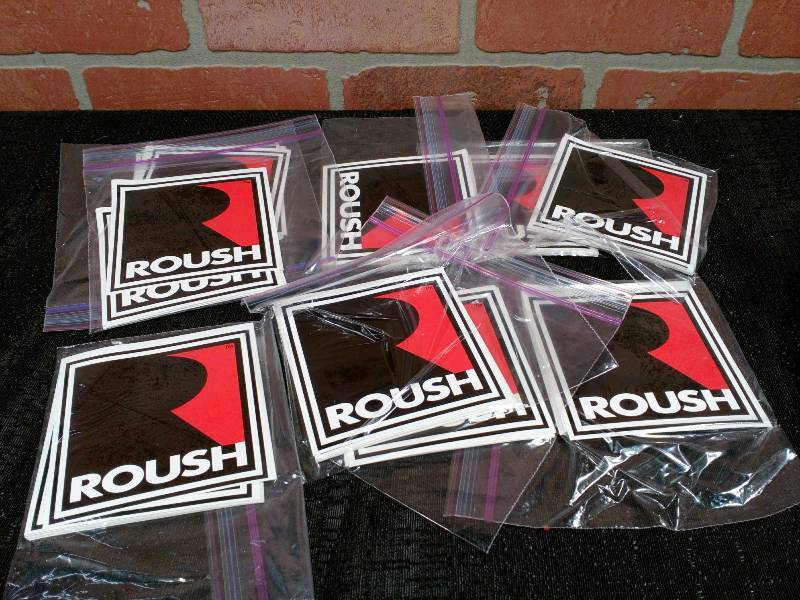 lot 205 image: Roush Racing Die Cut Vinyl Decals