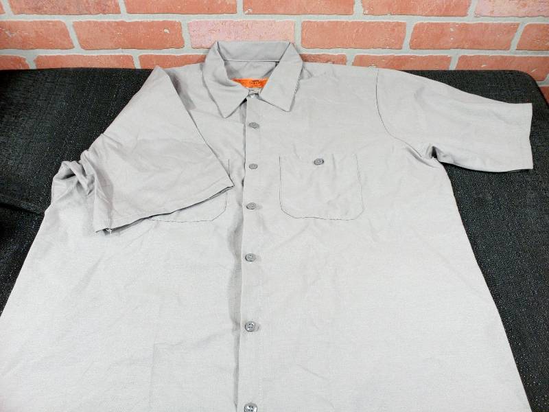 lot 250 image: Red Kap Mens Industrial Work Shirt Short Sleeve