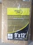 MERIT PRO 02100 Treated Paper Drop Cloth, 9' x 12'
