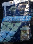 10 bags of grill rocks as pictured