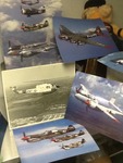 Large set of old war planes pictures  sizes seven teen by 20 very nice I must have for the war plane collector