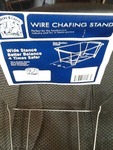 10 new wire chafing stands