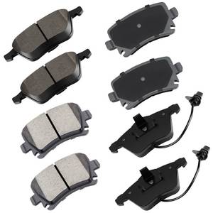 lot 89055 image: cciyu D1111 D1108 Ceramic Front Rear Brake Pad Set Fit For Audi A3,A4,A4 Quattro,A6,A6 Quattro,For VW CC,For Eos,For Golf,For GTI,For Jetta,For Passat,For Passat CC,For Tiguan
