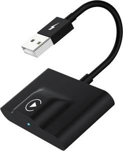 lot 89074 image: Teeran CarPlay Wireless Adapter for Factory Wired CarPlay 2024 Upgrade Plug & Play Dongle Converts Wired to Wireless for Cars from 2015 & iPhone iOS 10