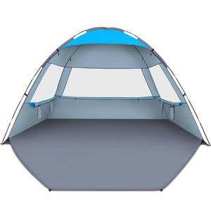 lot 89091 image: Gorich Beach Tent Sun Shelter for 34-56-78-10 Person with UPF 50 UV Protection, Lightweight & Easy Setup Beach Shade Canopy, Portable Beach Shade Tent Beach Cabana - Retail $123.03