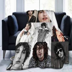 lot 89107 image: Blanket Finn Wolfhard Soft and Comfortable Wool Fleece Throw Blankets for Decor Sofa Office car Home,Cozy Plush Camping Yoga Travel Decoration Beach Blanket Gift