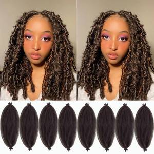 lot 89126 image: 12 Inch Wrapping Hair for Soft Locs 8 packs Pre-Separated Springy Afro Twist Hair,Marley Hair for Soft Locs Kinky Afro Twist Crochet Hair Braids Spring Twist for Black Women(8Packs, 4#)