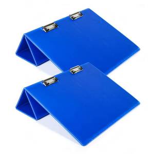 lot 89163 image: 2pcs Slant Board for Writing 16 x 12 Inch Sloped Surface Clipboard 20°Tilted Writing Board to Improve Handwriting Legibility for Writing Reading Drawing