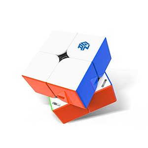 lot 89186 image: GAN 251 M Pro, 2x2 Magnetic Speed Cube Stickerless Gans 251 Mini Cube 63 Magnets Puzzle Toy for Beginner(Frosted Surface Primary Internal)