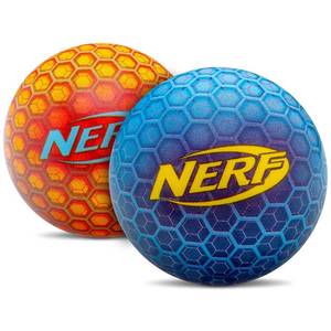 lot 89196 image: NERF Super High Bounce Ball - 2 Balls Included - Durable and Lightweight for Indoor and Outdoor Fun
