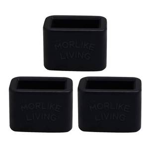 lot 89208 image: Morlike Silicone Belt Buckle Holder Booster (Black-3 Pack)