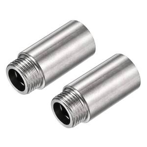 lot 89211 image: MECCANIXITY Stainless Steel Extension Pipe Fitting 40mm G12 Female to G12 Male Thread Reducer Coupling Adapter Connector Pack of 2