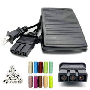 lot 89212 image: Sewing Machine Foot Pedal and Power Cord for Brother, Sewing Machine Power Cord Replacement, Apply to #j00360051 jx2517 lx3817 ls2125 xm2701 xl2600 lx3125 1034d lx2500 xl5130 gx37 ls2400 xr3774 lx3014