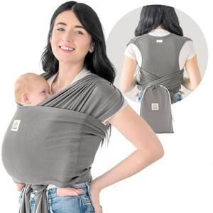 lot 89233 image: KeaBabies Baby Wraps Carrier, D-Lite Baby Wrap - Easy-Wearing, Adjustable Baby Sling Carrier, Baby Carrier Newborn to Toddler,Infant Baby Carrier Wrap Holder,Ring Sling (Graphite)
