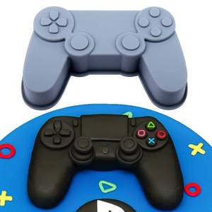 lot 89259 image: AIERSA Game Controller Silicone Baking Mold,Video Game Cake Molds for Baking,8 Inch Nonstick Cake Pan for DIY Birthday,Video Game Theme Controller Cakes
