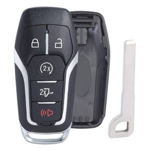 lot 89276 image: Keymall Remote Key Fob Case Shell Cover for Ford F150F250 2015 2016 2017(FCC IDM3N-A2C31243300 PN164-R8117) 5 Buttons,Just a Key Shell