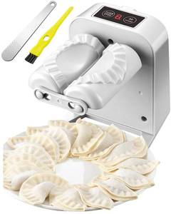 lot 89301 image: Electric Dumpling Maker Machine, Household Automatic Stainless Steel Dumpling Maker Mould, Wrapper Tool Dumplings Maker Press, Wrap Just In 1 Second, Simple for Making Dumplings