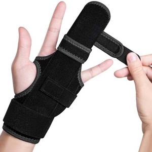 lot 89308 image: TISMOD for Trigger Finger Splint Support Brace  Immobilizing and Treating the Middle, Index, little or Ring Finger, Hand Splint Brace-Treating Hand Fractures, Arthritis, Mallet Finger or Metacarpal Fractures (Left Hand) - Retail $4929.44