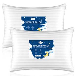 lot 89345 image: Toddler Pillow,13 x 18 Baby Pillows for Sleeping,Machine Washable Kids Pillow, Perfect for Travel,Toddlers Cot(Not Included Pillowcase)