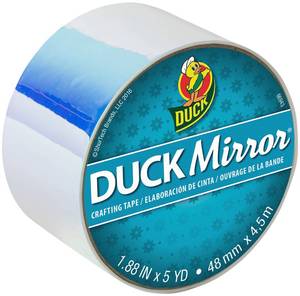 lot 89368 image: Duck 285281 Mirror Crafting Tape, 1.88 Inches x 5 Yards, White