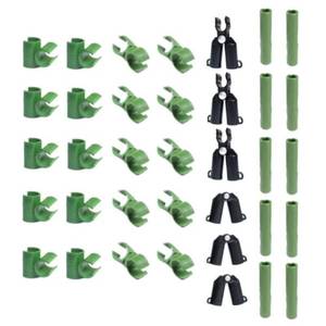 lot 89372 image: 36Pcs Adjustable Plant Trellis Connector Clip Plastic Plant Connector Stakes Garden Plastic Connector Connecting Joint Buckle Clip 16mm
