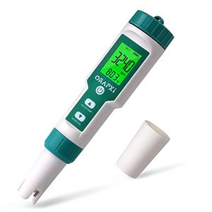 lot 89373 image: Pool Salt Tester ORAPXI pH and Salt Meter for Saltwater Pool pH and Salinity Digital Tester 5 in 1 Salt Meter for Swimming Pools Hot Tubs and Swim Spas