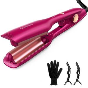 lot 89379 image: Hair Waver Iron Beach Waver Wand Hair Crimper Hair Waver Barrel Curling Iron 1 Inch PTC Heater Auto Shut-Off Adjustable Easy Shap Long Lasting Heat 320 - 430  Dual Voltage