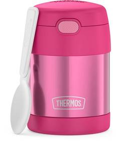 lot 89416 image: THERMOS FUNTAINER Insulated Food Jar � 10 Ounce, Pink � Kid Friendly Thermos Food Jar with Foldable Spoon