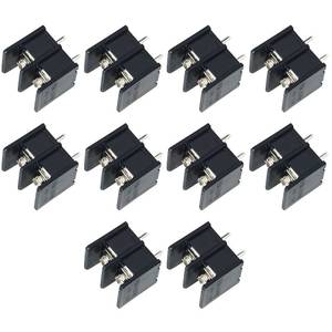 lot 89434 image: 0.3inch Pitch 2-Pole PCB Screw Terminal Block FMHXG 10PCS 300V 20A 7.62mm Pitch Pluggable Type 2-Position PCB Mounting Plastic Screw Terminal Blocks Connectors