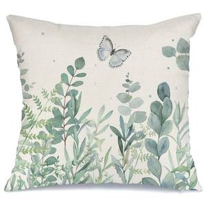 lot 89482 image: AACORS Spring Pillow Cover 12X20 Inch Eucalyptus Floral Butterfly Decoration Holiday Farmhouse Summer Pillow Case Decor for Home Sofa Couch AA358-12