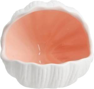 lot 90444 image: RUIAN Cute Aquarium Decorations Ceramic Conch Shell-Shaped House Thematic Betta Fish Tank Accessory Decor Ornament Hideout Cave for Fish Playing or Hiding (Pink)