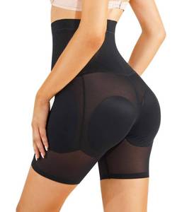 lot 90484 image: Irisnaya Women Shapewear Control Panties Body Shaper Butt Lifter Padded Hip Enhancer Seamless Underwear Hi- Waist Trainer Short (Medium, Black)
