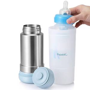 lot 90494 image: Papablic Portable Travel Baby Bottle Warmer On The Go, Fits Most Car Cup Holders, 12 oz