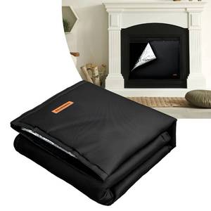 lot 90503 image: TOHONFOO Fireplace Cover - 45 x 34 in Magnetic Fireplace Blanket - Fireplace Draft Cover - Fireplace Insulation Cover for Summer & Winter - Fireplace Draft Stopper for Stops Overnight Heat Loss