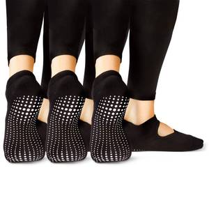 lot 90532 image: LA ACTIVE Non Slip Yoga Grip Socks - Barre Ballet Pilates Athletic Socks for Men and Women