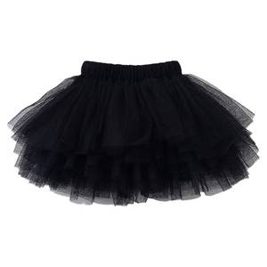 lot 90539 image: Colorful Childhood Baby Girls Tutu Skirt Toddler 6 Layered Tulle Tutus 1-8T Black Size 3-4T