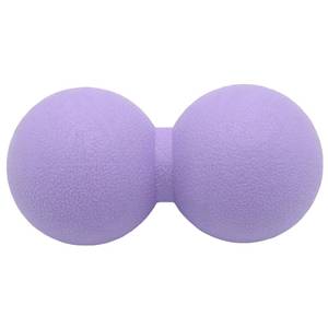 lot 90540 image: Hard Peanut Massage Ball, Double Lacrosse Massage Ball. Deep Tissue Massage Roller Mobility Ball for Physical Therapy Myofascial Release Muscle Relaxer Acupoint Massage (Purple)