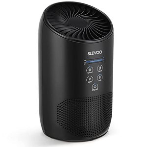 lot 90559 image: Slevoo Air Purifiers for Bedroom Pets in Home, 2024 New Upgrade H13 True HEPA Air Purifier with Fragrance Sponge, Effectively Clean of Dust, Pets Dander, Smoke, Pollen, Odors, Black