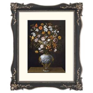 lot 90697 image: SIMONS SHOP Black 11x14 Picture Frame Antique Frames 11x14 Matted for 8x10 Photo, Vintage Wall Decor