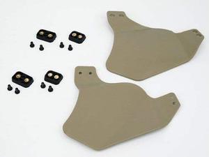 lot 90730 image: H World Shopping Airsoft ACH Fast Helmet Ear Cover Side Protection Rail Kit SWAT DE