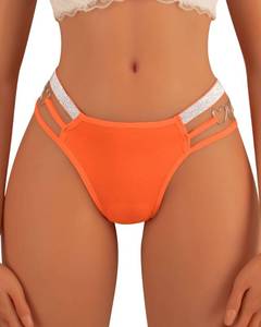lot 90738 image: Banamic Womens Shine Strap Underwear Sexy Comfortable Panties Underwear Large