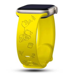 lot 90779 image: TEUUPSR Cartoon Engraved Bands Compatible with Apple Watch 38mm 40mm 41mm 42mm 44mm 45mm 49mm Men Women,Cute Soft Silicone Strap Sport Wristbands for iWatch Ultra Series 9 8 7 6 5 4 3 2 1 SE