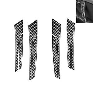 lot 90780 image: UOADA Carbon Fiber Sticker Door Lock Button, Door Handle Pull Grip Cover Trim 3 D Stickers Interior Compatible With Mazda 3 Axela 2010-2013 Mazdaspeed 3, 8PCS Door Grips Cover